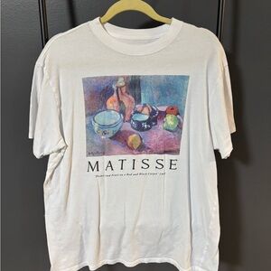 Abercrombie & Fitch Boyfriend Tee in White and Blue